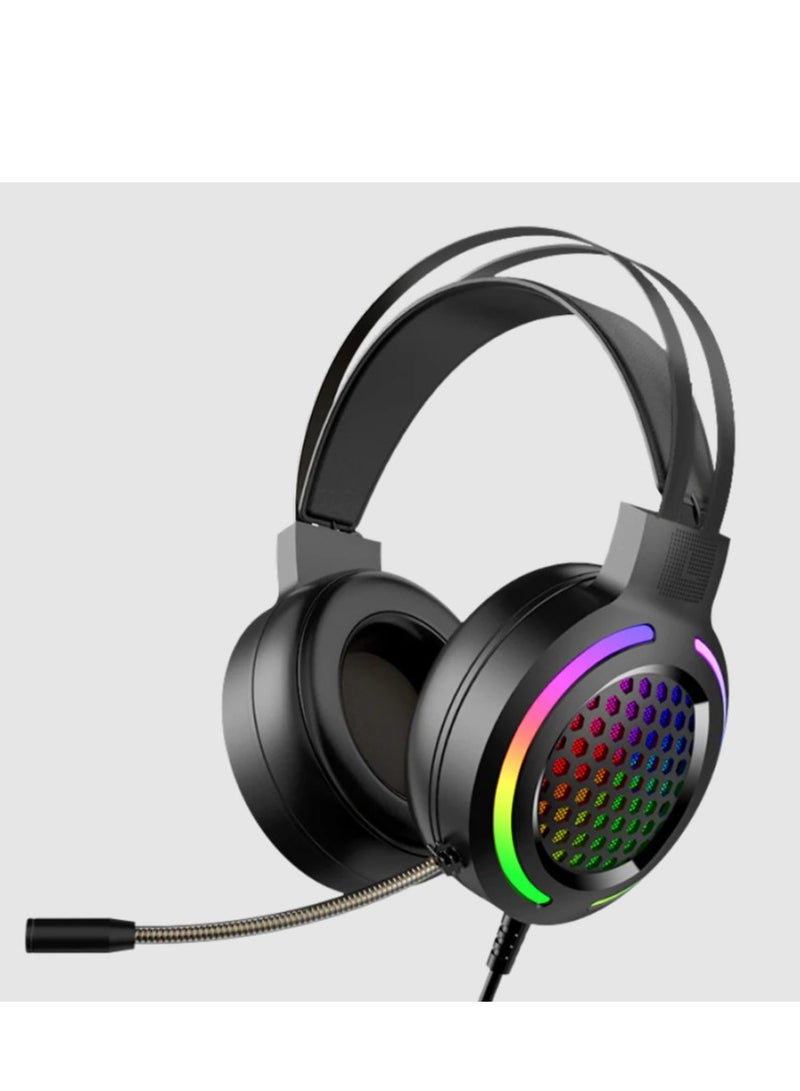 MARVO - MARVO MH01BK 2IN1 Gaming Headset and Mouse Black - Image 1