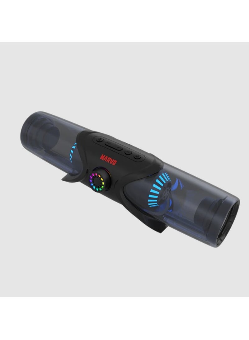 MARVO SG100 Wireless 2.0 Bluetooth Gaming Speaker - Image 4