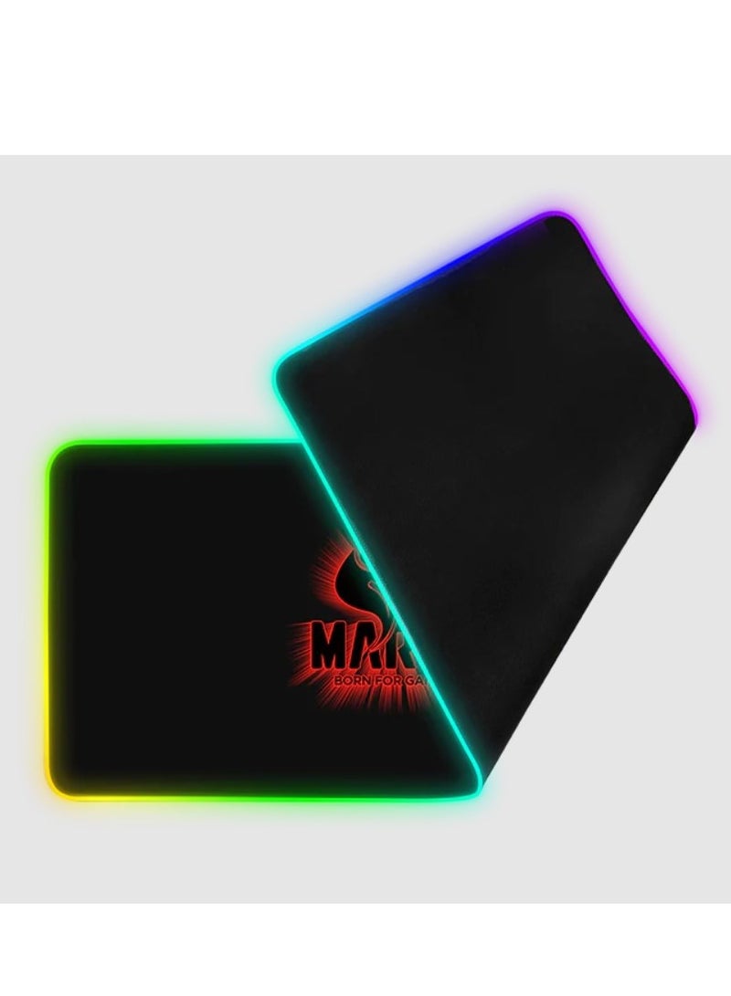 MARVO G45 USB Gaming Mousepad With RGB Effects Black - Image 2
