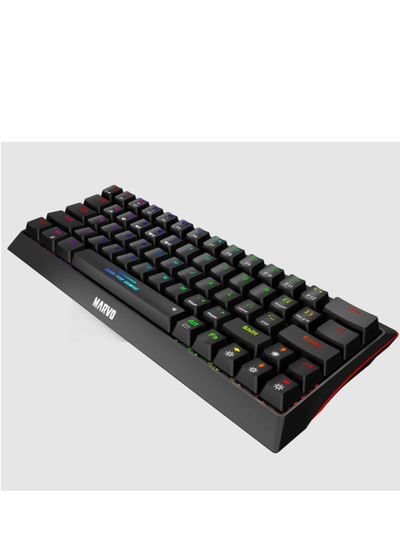 MARVO KG962W EN-B Wireless Gaming Keyboard with Detachable USB Type-C Cable - Image 2
