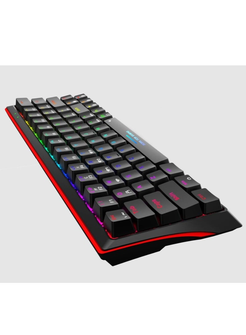 MARVO KG962W EN-B Wireless Gaming Keyboard with Detachable USB Type-C Cable - Image 5