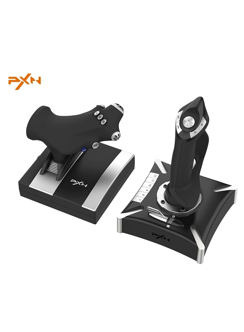 PXN - 2119 Pro - Controller with Vibration Flight Simulator Stick for PS4/XBOX ONE Windows XP/VISTA/7/8/10(NOT Compatible with Mac Systems - Image 1