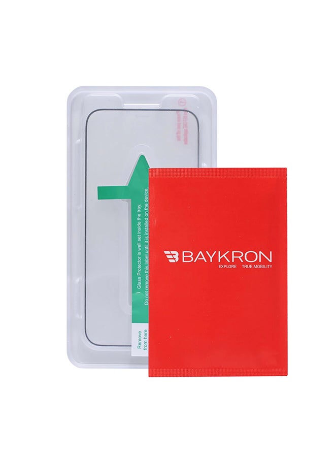 بايكرون Smart Screen Protector Edge To Edge For iPhone 12/12 Pro With Easy Applicator Tray Clear - Image 5
