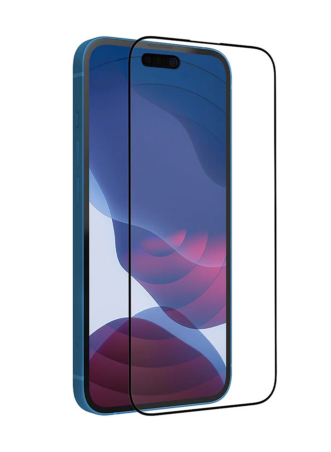 بايكرون Premium Tempered Glass Screen Protector For iPhone 14 Pro Max 6.7-Inch With Edge To Edge Coverage And Antibacterial Protection Clear - Image 1