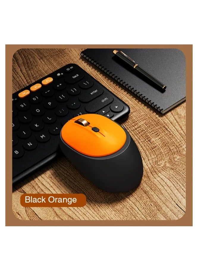HP Wireless Bluetooth Mouse M231 Mute Dual Mode 800-1600DPI Mice Bluetooth/2.4G Wireless Mouse Ultra Long Lasting Compatible with All Devices Orange/Black  - Image 2