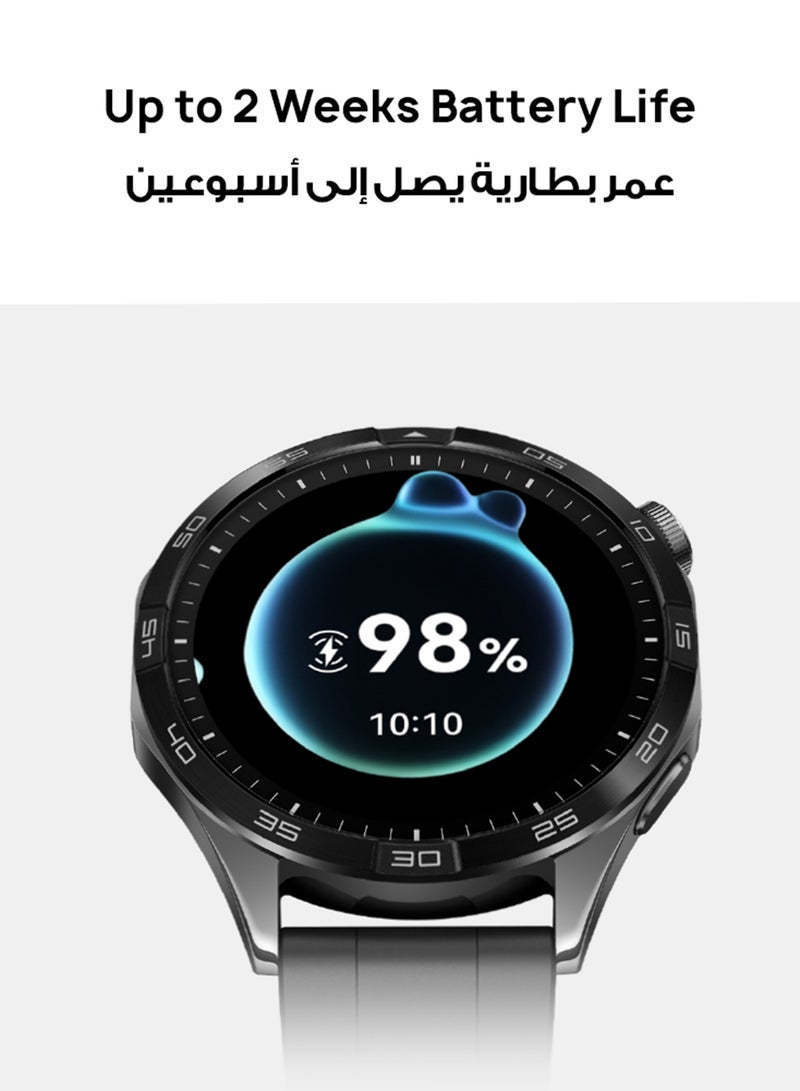 Watch GT 4 46Mm Smartwatch, 14 Days Battery Life, Science-Based Calorie Management, Dual-Band Five-System GNSS Position, Heart Rate Monitor, Andriod And iOS + Freebuds 5i Grey