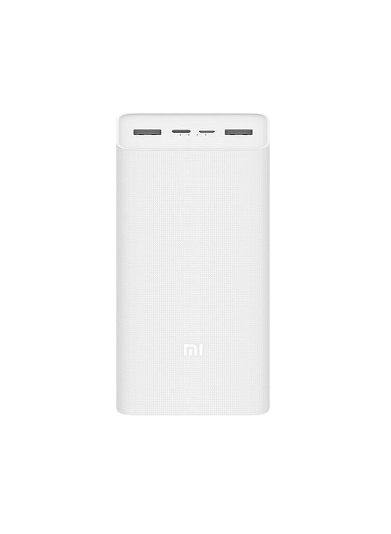 Xiaomi - 30000 mAh Power Bank 3 30000mAh Fast Charging Power Bank WHITE - Image 1