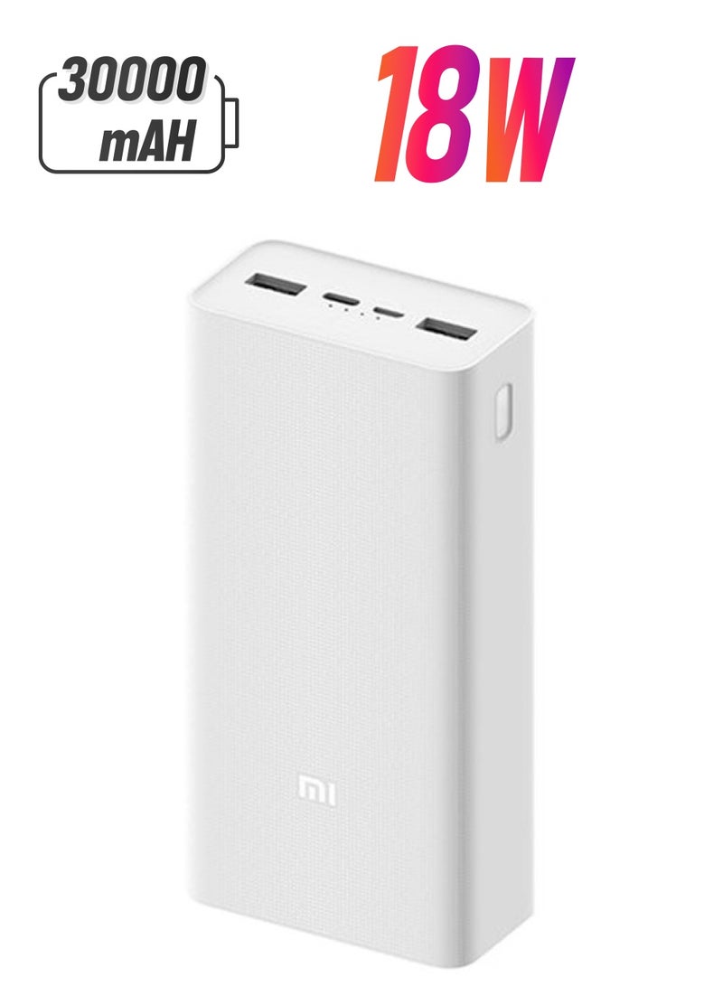 30000 mAh Power Bank 3 30000mAh Fast Charging Power Bank WHITE - pnsku/N70019877V/45/_/1740034138/79c277e0-9837-4076-9bf3-313726408b8f