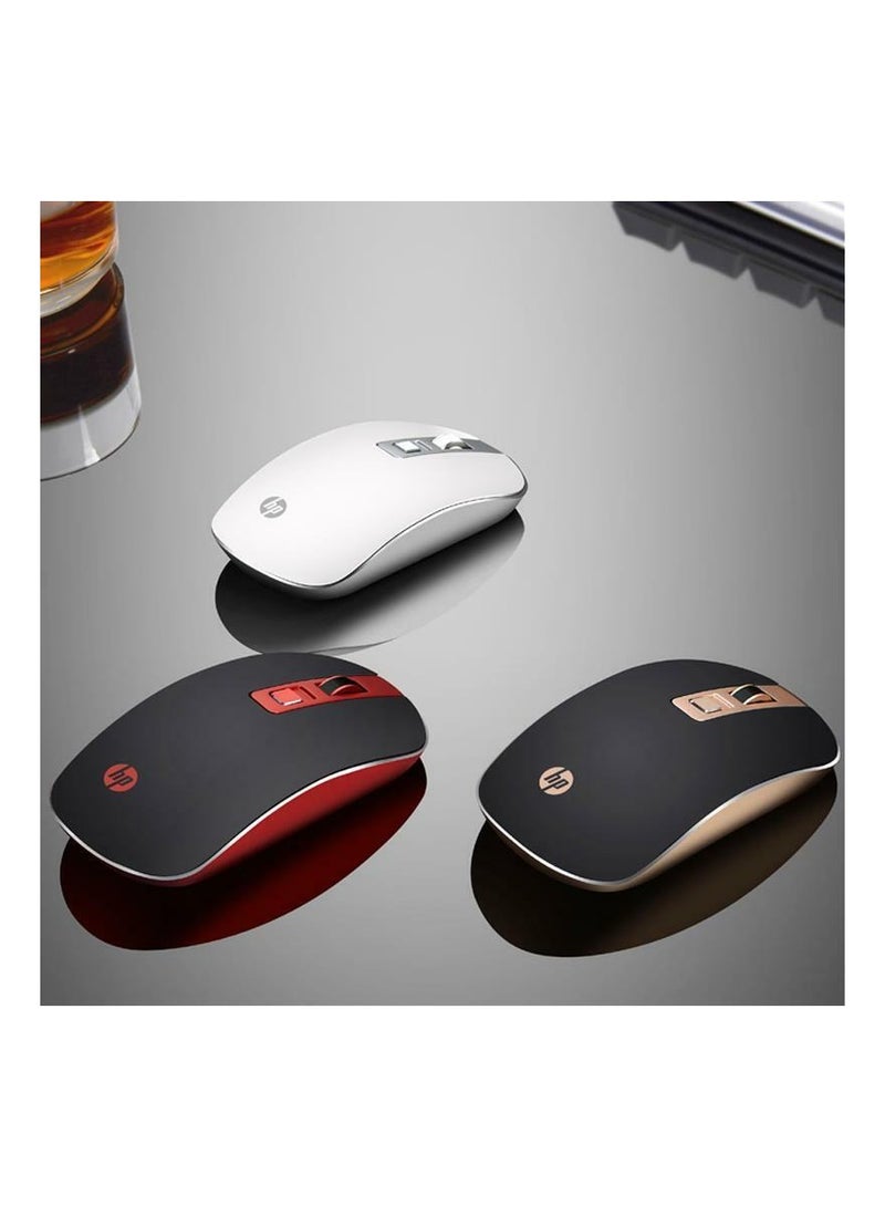 HP S4000 Wireless Mouse 2.4GHz Wireless Silent Portable Silm 1600dpi Laptop Optical Mice Black/RED  - Image 5