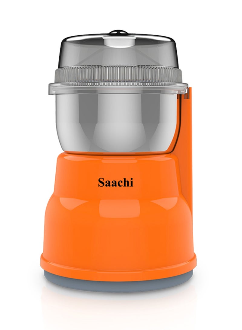 Saachi Coffee Grinder With Multi-Function Grinder 350 W NL-CG-4972-OR Orange - Image 3
