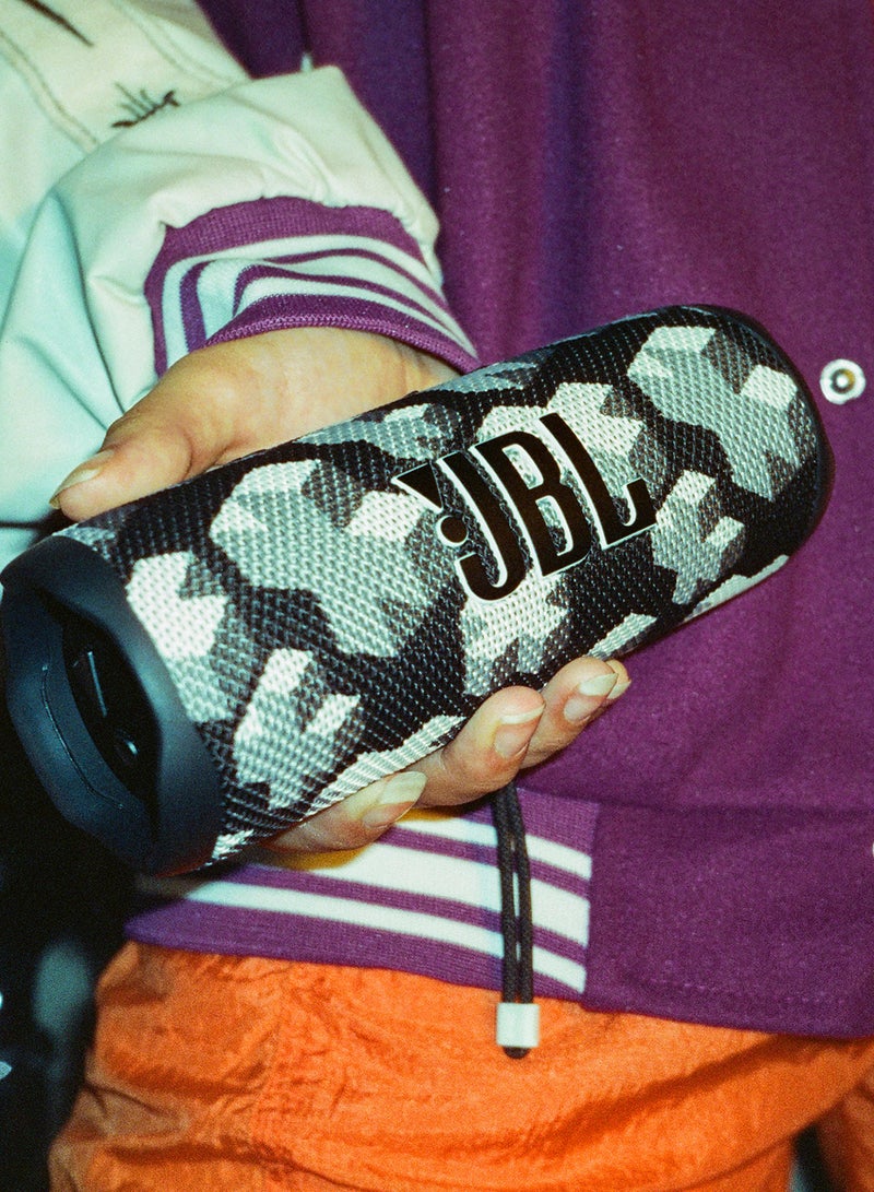 JBL - Flip 6 Portable Speaker Co-Created With Martin Garrix Black - Image 1