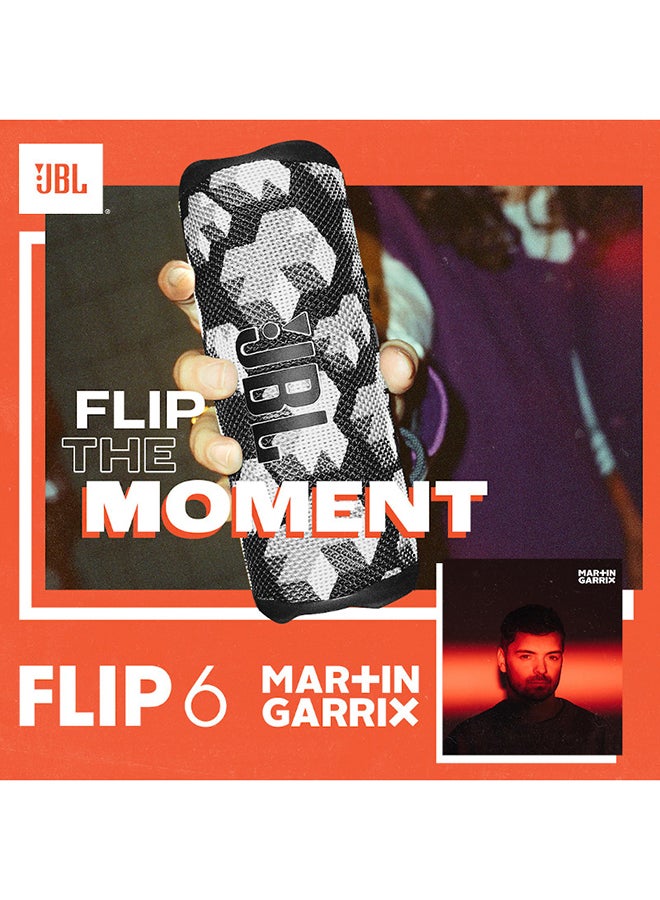 JBL Flip 6 Portable Speaker Co-Created With Martin Garrix Black  - Image 4