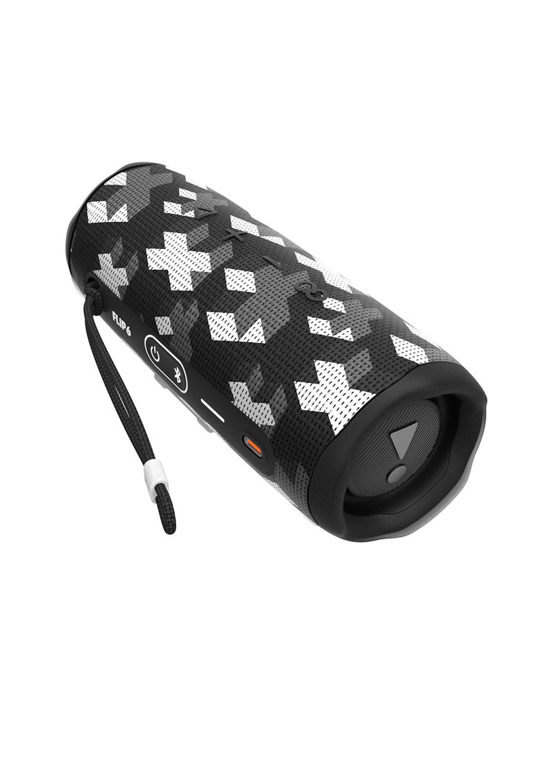 JBL - Flip 6 Portable Speaker Co-Created With Martin Garrix Black - Image 1