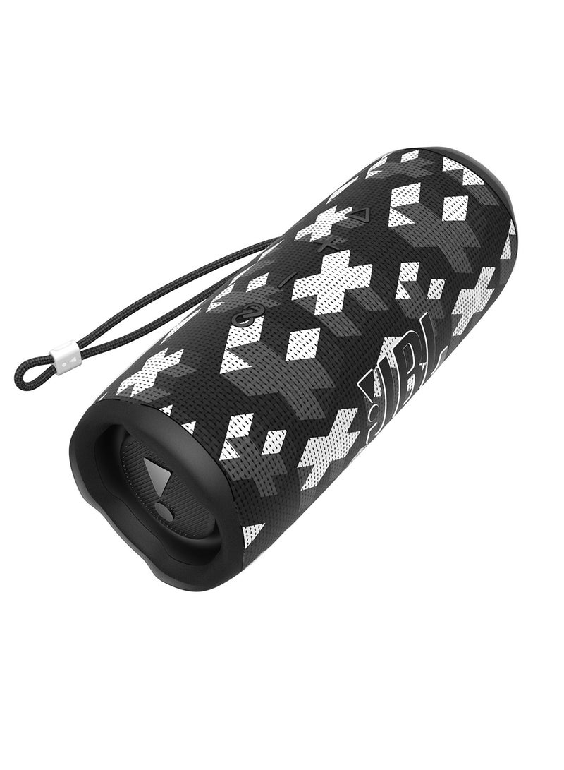 JBL - Flip 6 Portable Speaker Co-Created With Martin Garrix Black - Image 1