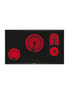 Electric Hob with Glass-Ceramic Radiant Surface, 90 cm, with DirectSelect for Easy Control PKC975FB2M Black