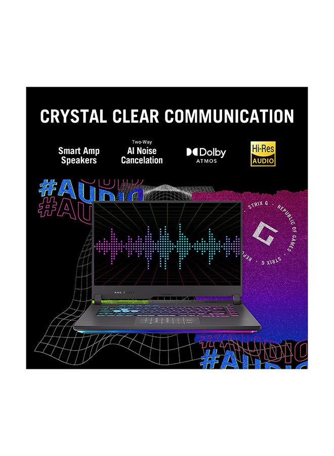 أسوس - كمبيوتر محمول للألعاب ROG STRIX G513RM بشاشة مقاس 15.6 بوصة ومعالج AMD Ryzen 7 6800H وذاكرة وصول عشوائي 16 جيجابايت ومحرك أقراص SSD سعة 1 تيرابايت وبطاقة رسوميات NVIDIA RTX 3060 سعة 6 جيجابايت ونظام تشغيل Windows 11 - Image 1