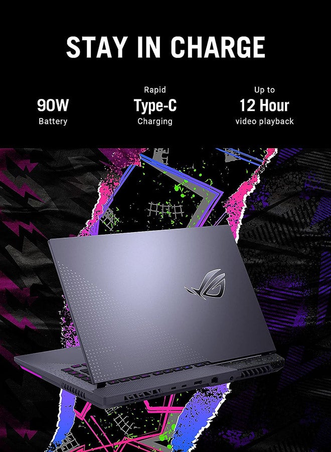 أسوس - كمبيوتر محمول للألعاب ROG STRIX G513RM بشاشة مقاس 15.6 بوصة ومعالج AMD Ryzen 7 6800H وذاكرة وصول عشوائي 16 جيجابايت ومحرك أقراص SSD سعة 1 تيرابايت وبطاقة رسوميات NVIDIA RTX 3060 سعة 6 جيجابايت ونظام تشغيل Windows 11 - Image 1