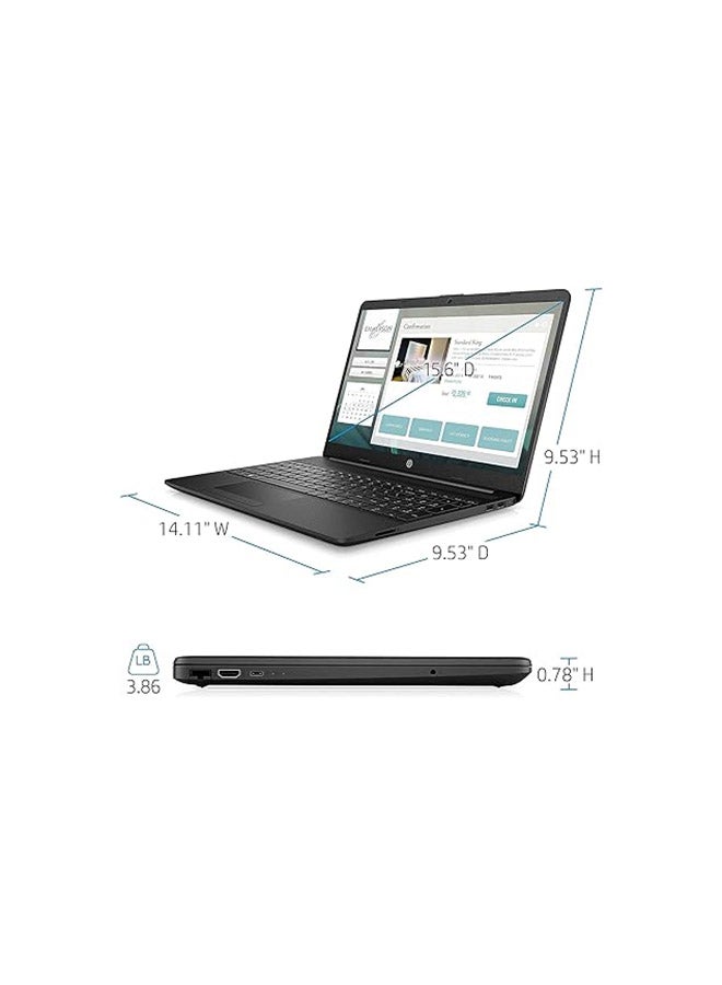 HP - HP 15 15.6-Inch Display, Celeron N4020 Processor/8GB RAM/256GB SSD/Intel UHD Graphics/Windows 11 Home English ‎Black - Image 1