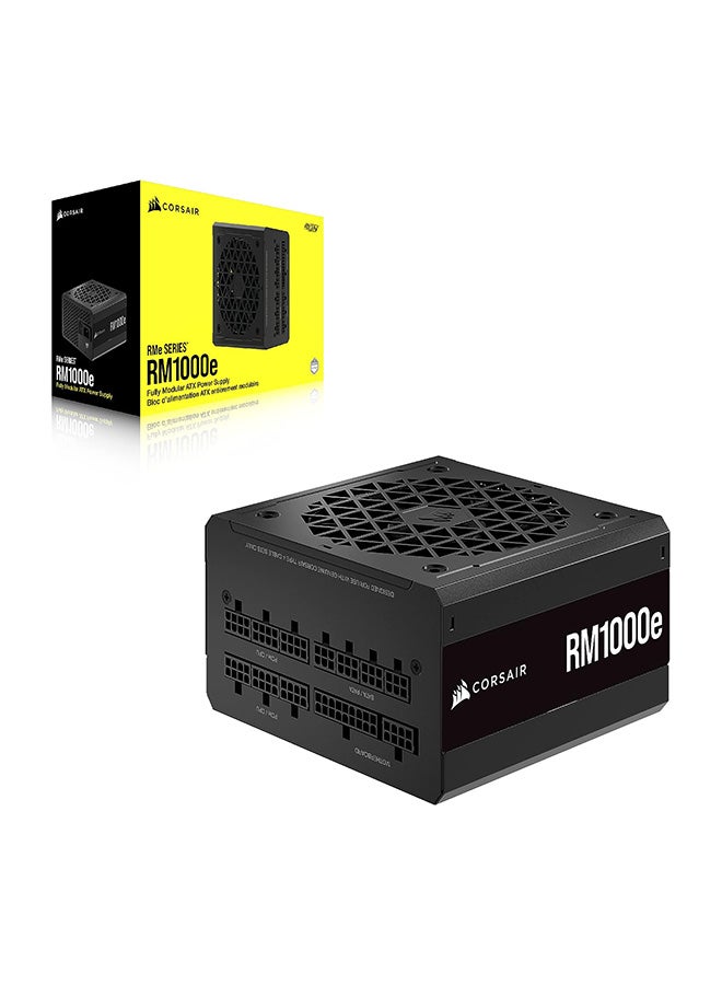 CORSAIR - RMe Series RM1000e Fully Modular Low-Noise ATX Power Supply (UK) Black - Image 1