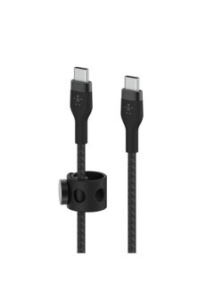 Boostcharge Pro Flex Braided Usb-C To Usb-C Sync Cable 1M, Type C Cable Fast Charger, Type C To Type C Cable, For Apple Macbook Air/Pro, Ipad Pro/Air/Mini, Samsung Galaxy S24/23/22 Ultra Black - pnsku/N70020000V/45/_/1698746487/5065994f-a7ec-4cb6-8d79-6c71632710c1