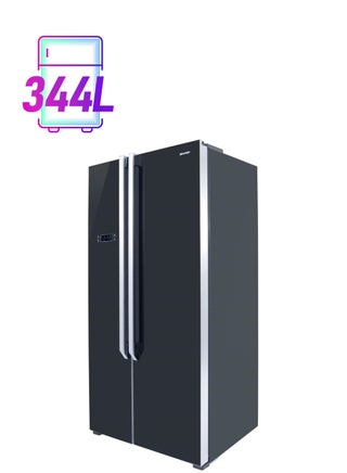 Side By Side (645L Gross/521L Net) Premium Glass Door Energy Efficient Inverter Refrigerator With Exclusive Horizontal Display, Quick Freeze/Cool And Holiday Function, Mirrored Glass SJ-X645-BK3 Black - pnsku/N70020029V/45/_/1743098023/dea3c39c-b0e5-4679-b17c-6e5514eebfe7