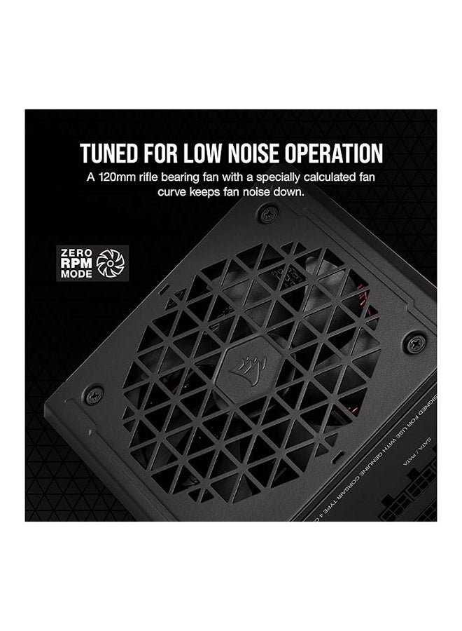 CORSAIR RM750e (2023) Fully Modular Low-Noise ATX Power Supply - ATX 3.0 & PCIe 5.0 Compliant - 105°C-Rated Capacitors - 80 PLUS Gold Efficiency - Modern Standby Support Black  - Image 4