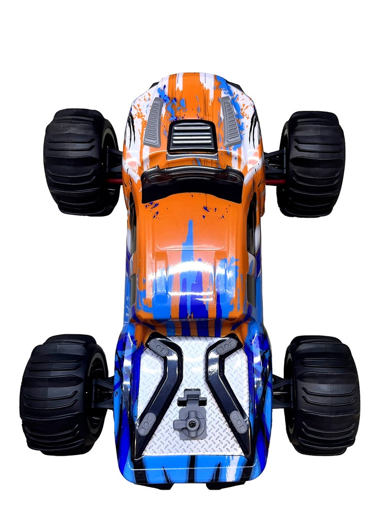 مايتويز سيارات Hobbiway 1:10 RC، شاحنة تحكم عن بعد بسرعة 60+ كم/ساعة، سيارة كهربائية من فئة Hobby Grade 4WD، عربة كهربائية لجميع التضاريس على الطرق الوعرة مع بطارية معيارية 2500 مللي أمبير للبالغين والأولاد (دعم تعديل متقدم) - Image 4