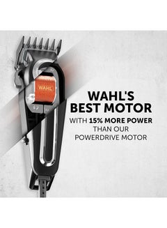 WAHL Elite Pro Hair Cutting Kit Powerful And Durable Motor Secure-Fit Premium Guide Combs 79602-300 Black/Silver  - Image 2