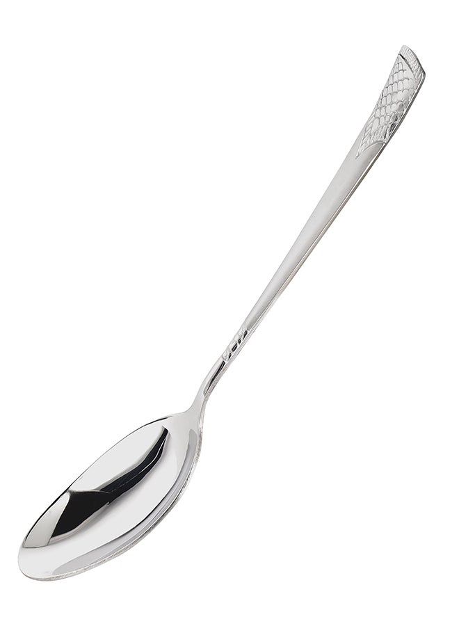 Royalford - Royalford 6-Piece Stainless Steel Table Spoon- RF11945 19 cm, Stylish, Light-Weight and 100% Food-Grade For Preparing And Serving Food, Suitable for Dining Table, Home and Restaurant Silver - Image 1