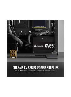 CORSAIR PSU CV Series, CV650, 650 Watt, Dual EPS, 80 PLUS Bronze, CP-9020236-UK Black  - Image 2