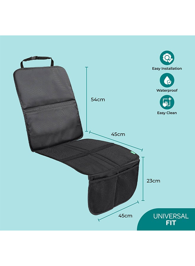 MOON Waterproof Car Seat Protector for Car Seat - Black Prismatic - Image 2