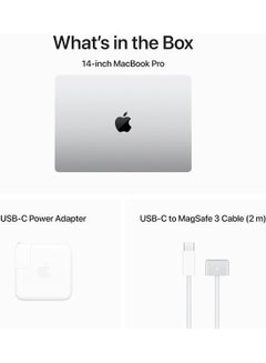 2023 Newest MacBook Pro MR7J3 Laptop M3 chip with 8‑core CPU, 10‑core GPU: 14.2-inch Liquid Retina XDR Display, 8GB Unified Memory, 512GB SSD Storage And Works with iPhone/iPad(International version) English Silver - pnsku/N70020116V/45/_/1698760314/b3c2ae88-6f24-46e9-8cb9-db5770549f6c