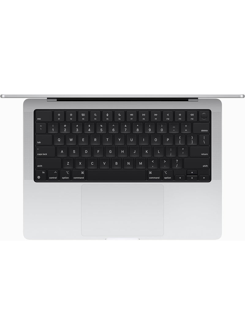 أبل - أحدث شريحة كمبيوتر محمول MacBook Pro MR7J3 لعام 2023 M3 مع وحدة معالجة مركزية 8 نواة، ووحدة معالجة رسومات 10 نواة: شاشة Liquid Retina XDR مقاس 14.2 بوصة، وذاكرة موحدة سعة 8 جيجابايت، وتخزين SSD بسعة 512 جيجابايت، وتعمل مع iPhone/iPad - Image 1