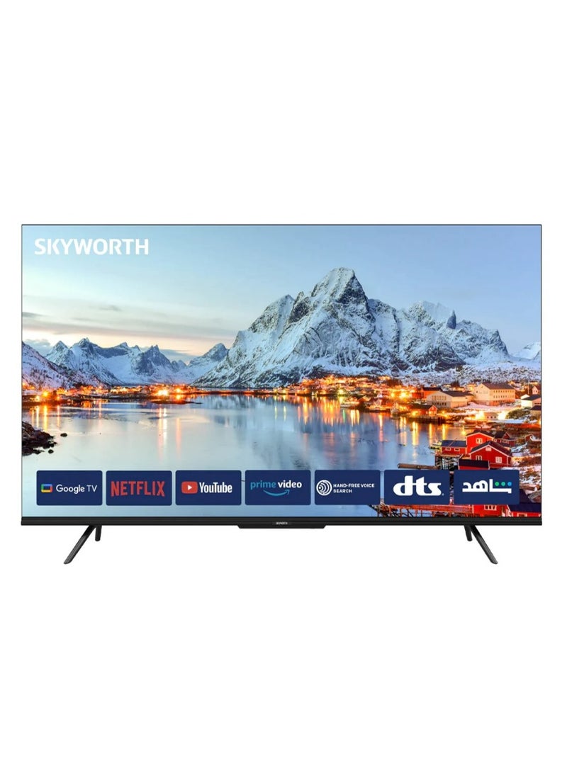 Skyworth - 55 Inch Google 4K UHD TV HDR Bluetooth Smart -With Dolby Vision HDR, DTS Virtual X, YouTube, Netflix, Freeview Play And Alexa Built-In, WiFi 55SUE9350F Black - Image 1