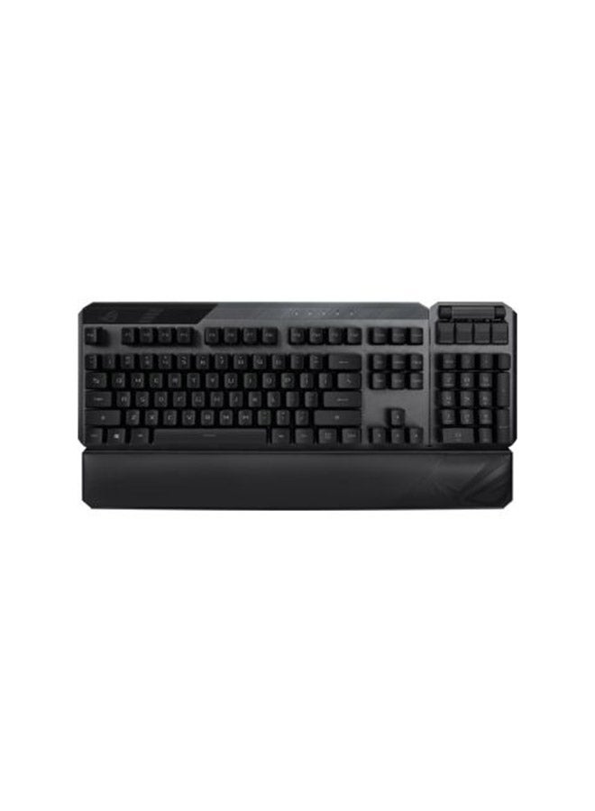 ASUS - MA02 Rog Claymore II Wireless Modular Mechanical Gaming Keyboard, Detachable Numpad, RX Red Switches, Aura Sync, 2.4 Ghz, USB 2.0,English Arabic, Black | 90MP01W0-BKCA00 Black - Image 1