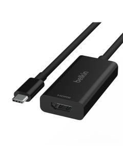 belkin Connect USB-C To HDMI 2.1 Adapter 8K, 4K, HDR Compatible HDMI Display, Plug And Play Audio/Video Accessory For MacBook, Chromebook, PC And Other Devices Black  - Image 3