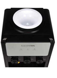KRYPTON 3 Knob Taps Water Dispenser with Cabinet | Hot , Normal and Cold Water Supply KNWD6453 Black & Grey  - Image 4