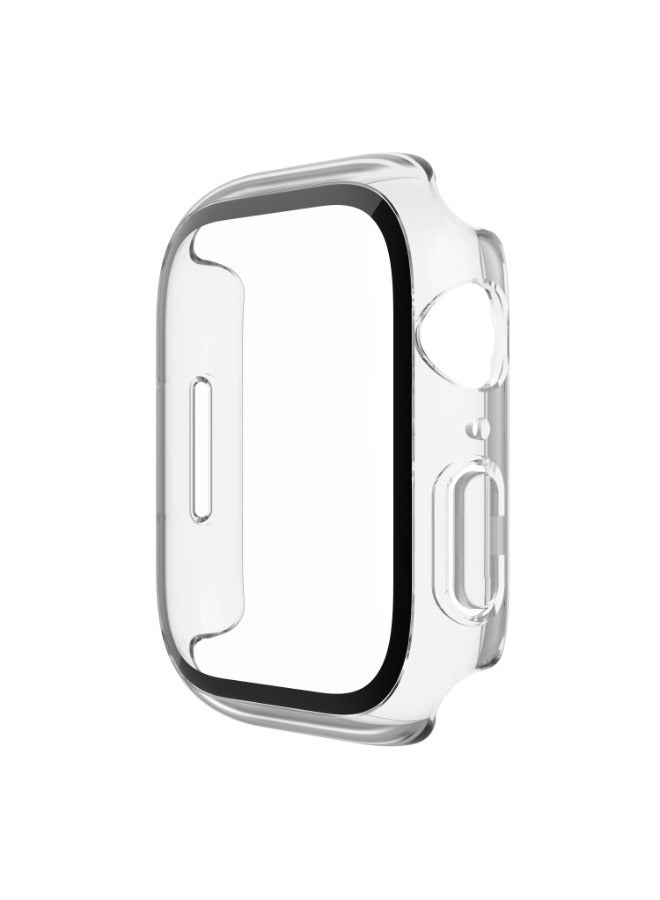 belkin ScreenForce Apple Watch Screen Protector + Bumper 45Mm Full 360 Protection, Tempered Curved Glass, AntiBacterial, For Apple Watch Series 8/7/6/5/4/SE Transparent  - Image 3