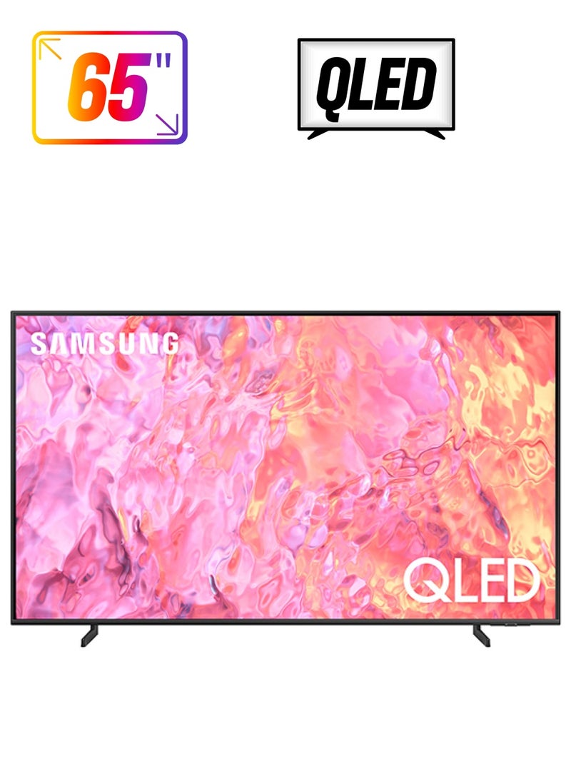 Samsung - 65 Inch QLED 4K Smart TV 2023 - International Version QA65Q60CA Titan Grey - Image 1