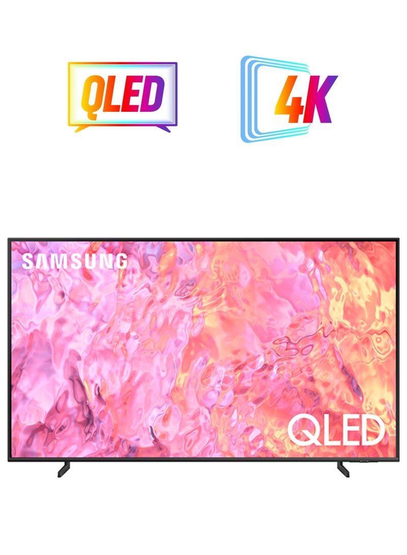 Samsung 65 Inch QLED 4K Smart TV 2023 - International Version QA65Q60CA Titan Grey  - Image 1