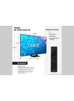 85Q70C 85 Inch QLED 4K Smart TV 2023 - International Version QA85Q70CA Titan Grey QA85Q70CA Titan Grey - pnsku/N70020324V/45/_/1720093386/f8d2e43b-97fb-4ddd-a946-1918636247ce