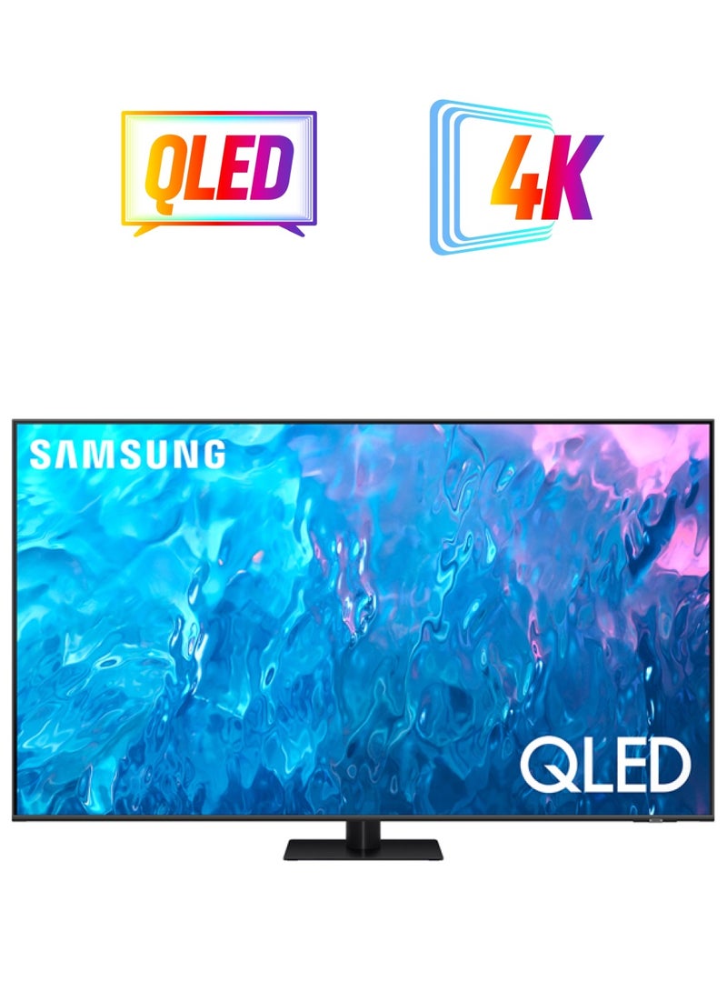 Samsung 85Q70C 85 Inch QLED 4K Smart TV 2023 - International Version QA85Q70CA Titan Grey - Image 1