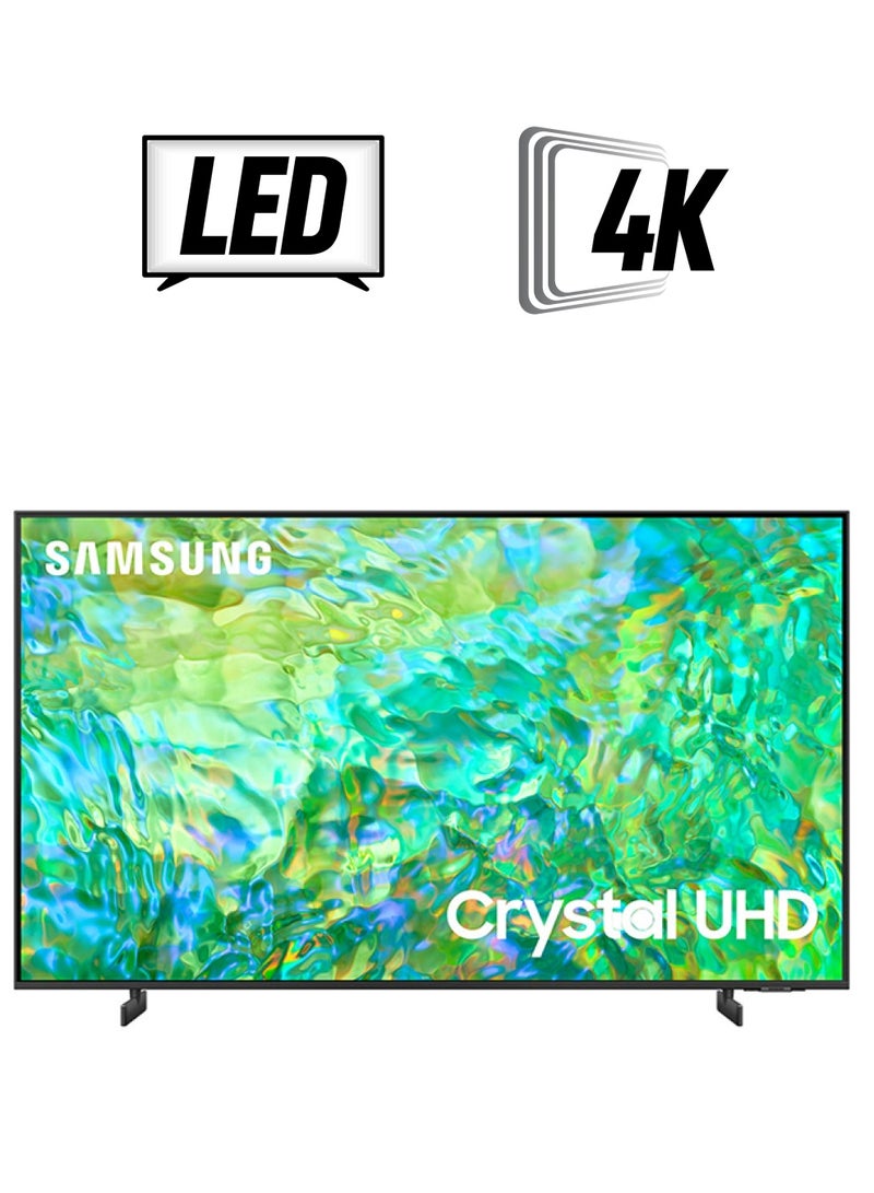 Samsung 55 Inch Crystal UHD 4K Smart TV 2023 Airslim, Dynamic Crystal Color - International Version UA55CU8000 Titan Grey  - Image 1