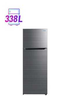 DAEWOO Top Mount Refrigerator 338 Liters DW-FR-468VS Silver 