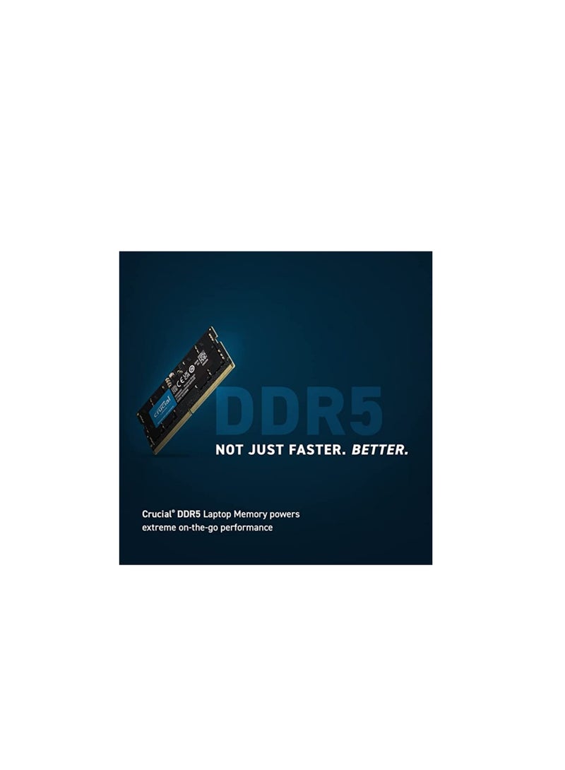 crucial - Ram 16Gb DDR5 4800MHz  Laptop Memory - Image 1