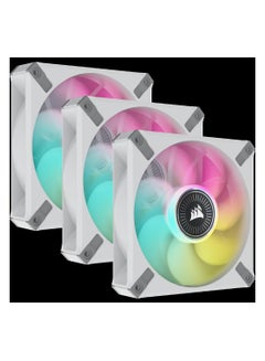 iCUE ML120 RGB Elite Premium 120Mm PWM Magnetic Levitation Fan — Triple Fan Kit With iCUE Lighting Node Core