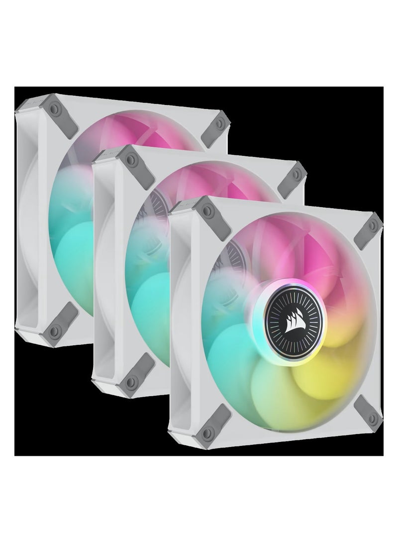 CORSAIR - iCUE ML120 RGB Elite Premium 120Mm PWM Magnetic Levitation Fan — Triple Fan Kit With iCUE Lighting Node Core - Image 1