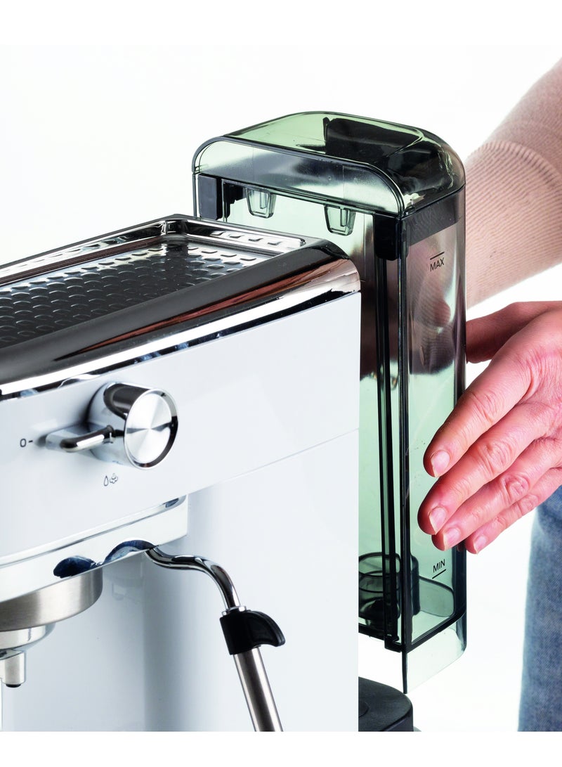 Ariete Espresso Machine. Automatic Shutdown After 25 Minutes.15 Bars Of Pressure 1.1 L 1300 W 1381 White - Image 4