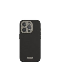 Napa Apple iPhone 15 Pro 2023 Case - Eco-Friendly Leather Cover, MagSafe Compatible, Drop Protection, Metal Lens Frame, Supports Wireless Charging Black