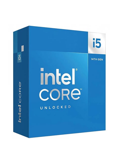 Core i5-14600K 3.5 GHz 14-Core LGA 1700 14th Gen Processor, 14 Cores & 20 Threads, 24MB Cache Memory, 5.3GHz MaxTurbo Boost, Intel UHD Graphics 770, 2CH DDR5 / 192GB Max | BX8071514600K Blue